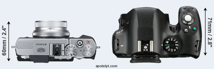 Compare X30 versus K-50 top