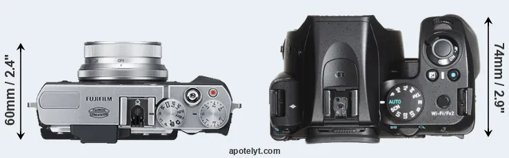 Compare X30 versus K-70 top