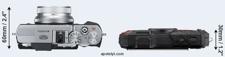 Compare X30 versus WG-60 top