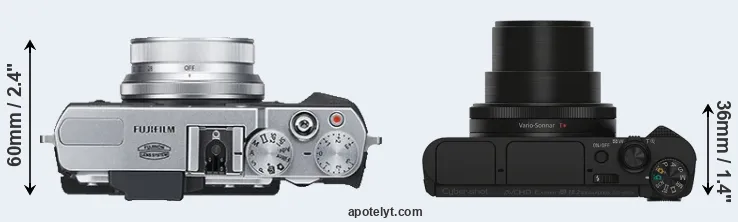 Compare X30 versus HX90V top