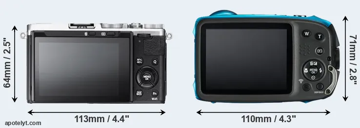 Comparison X70 or XP130 rear