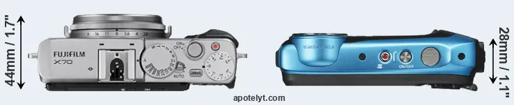 Compare X70 versus XP130 top