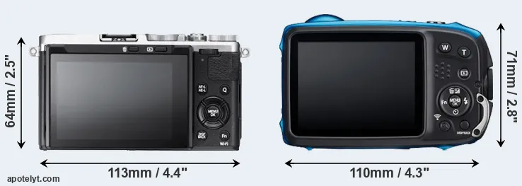 Comparison X70 or XP140 rear