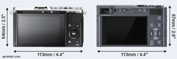 Comparison X70 or C-LUX rear