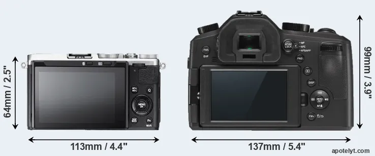 Comparison X70 or V-LUX Typ 114 rear