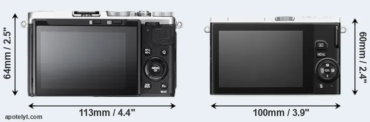 Comparison X70 or J4 rear