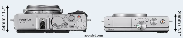 Compare X70 versus J4 top