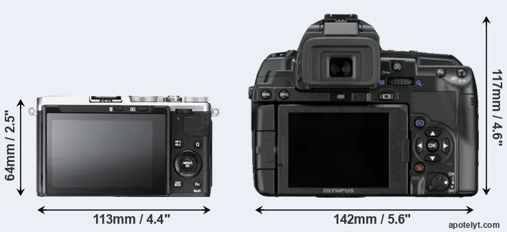 Comparison X70 or E-5 rear