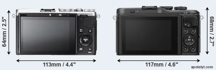 Comparison X70 or E-PL10 rear