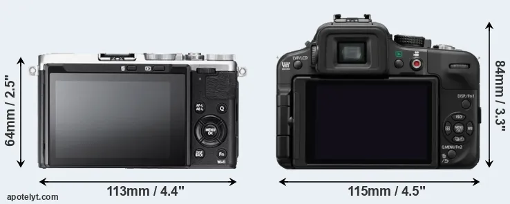 Comparison X70 or G3 rear
