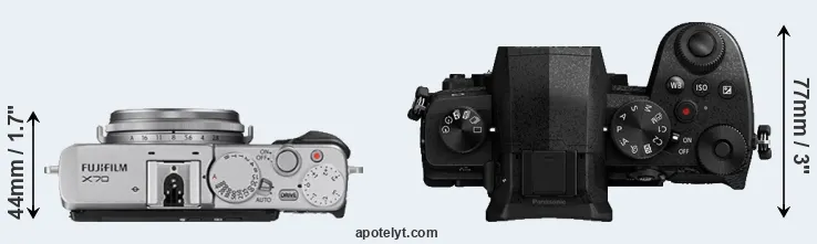 Compare X70 versus G90 top