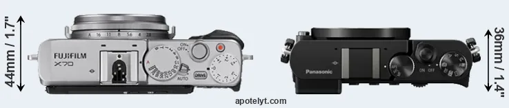 Compare X70 versus GM5 top