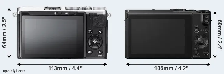 Comparison X70 or LX15 rear