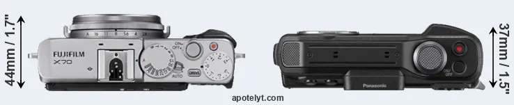 Compare X70 versus TS7 top
