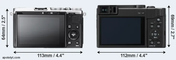 Comparison X70 or ZS80 rear