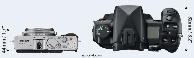 Compare X70 versus A850 top