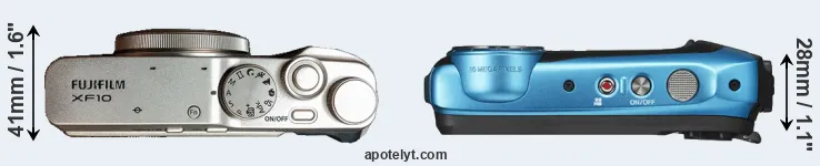 Compare XF10 versus XP140 top