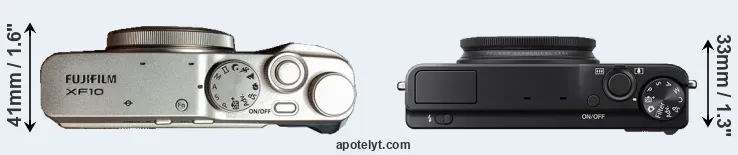 Compare XF10 versus XQ1 top