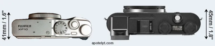 Compare XF10 versus CL top