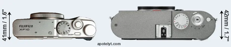 Compare XF10 versus M-E Typ 240 top