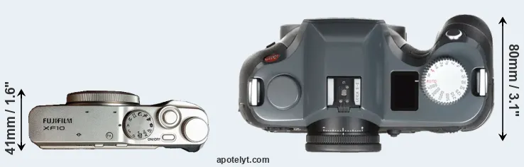 Compare XF10 versus S-E Typ 006 top