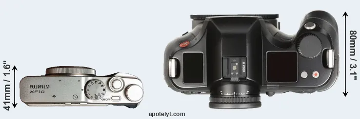 Compare XF10 versus S Typ 007 top