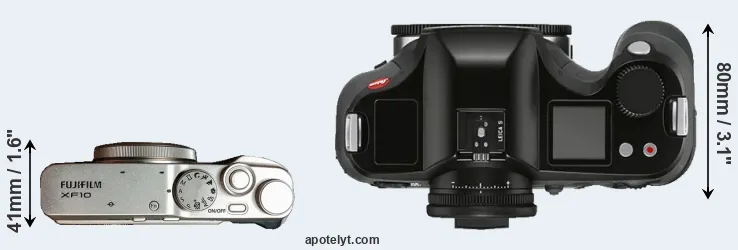 Compare XF10 versus S3 top