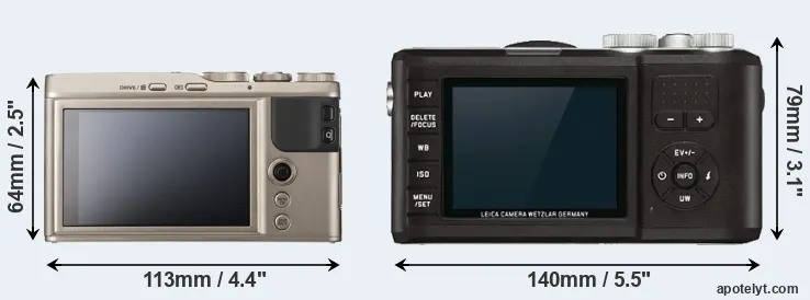 Comparison XF10 or X-U Typ 113 rear
