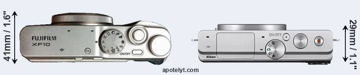 Compare XF10 versus J4 top