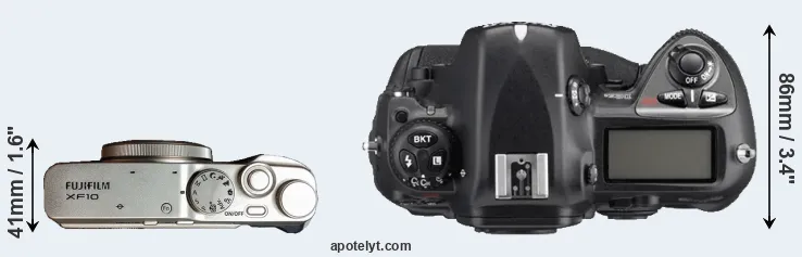 Compare XF10 versus D2Xs top