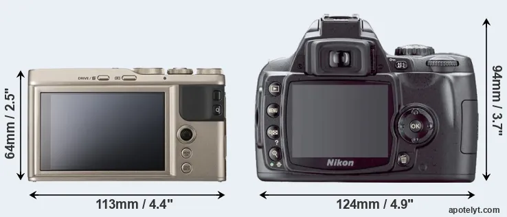 Comparison XF10 or D40X rear