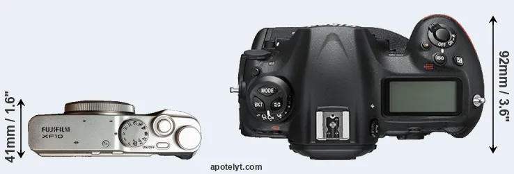 Compare XF10 versus D5 top