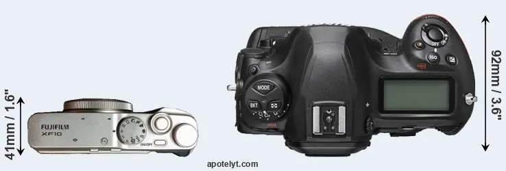 Compare XF10 versus D6 top