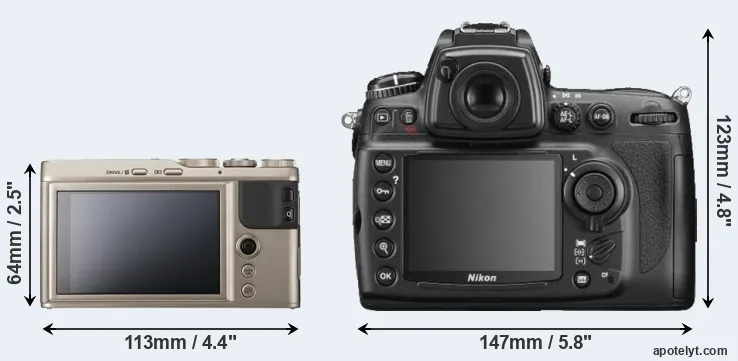 Comparison XF10 or D700 rear