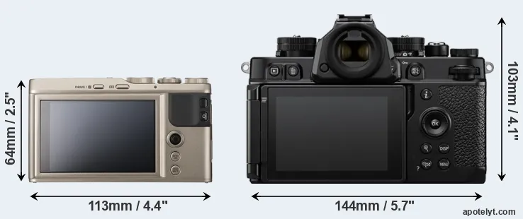 Comparison XF10 or Zf rear