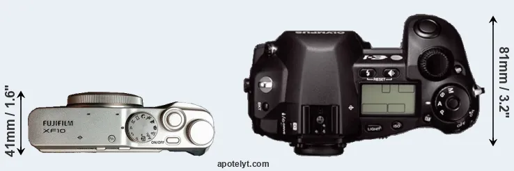 Compare XF10 versus E-1 top