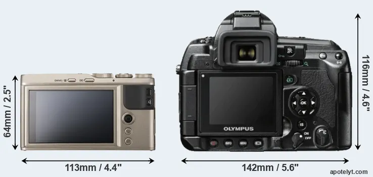 Comparison XF10 or E-3 rear
