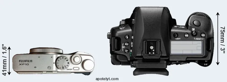 Compare XF10 versus E-3 top