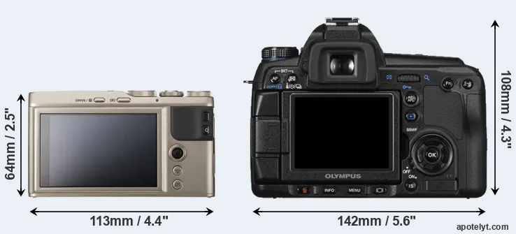 Comparison XF10 or E-30 rear