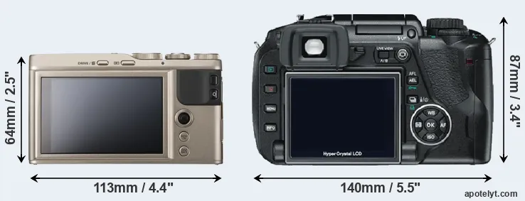 Comparison XF10 or E-330 rear