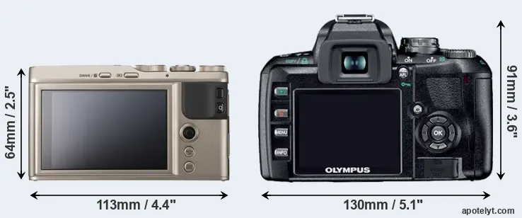 Comparison XF10 or E-410 rear