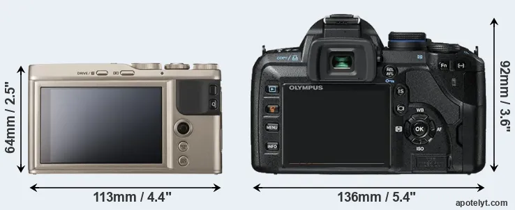 Comparison XF10 or E-520 rear