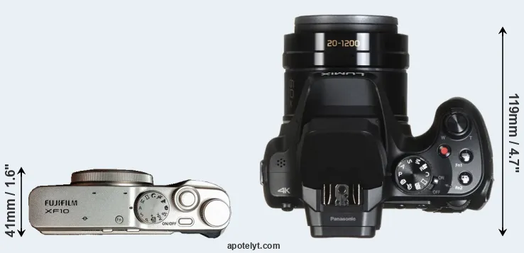 Compare XF10 versus FZ80 top