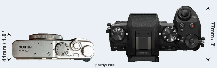 Compare XF10 versus G7 top