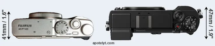 Compare XF10 versus GX9 top