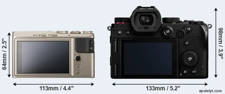 Comparison XF10 or S5 rear