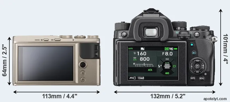 Comparison XF10 or KP rear
