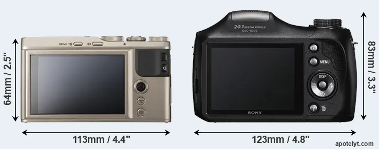 Comparison XF10 or H200 rear