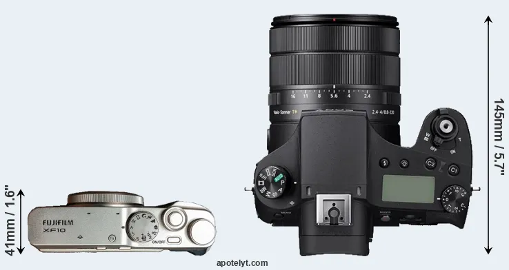 Compare XF10 versus RX10 IV top