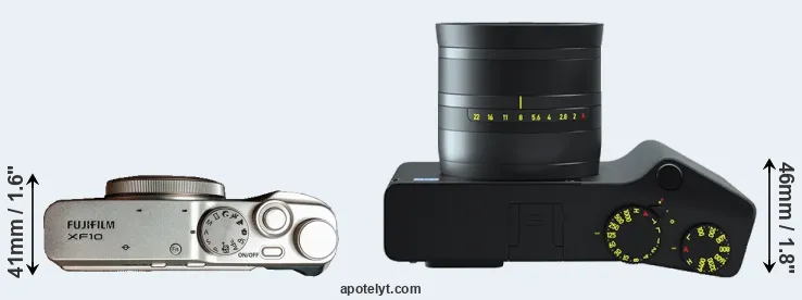 Compare XF10 versus ZX1 top